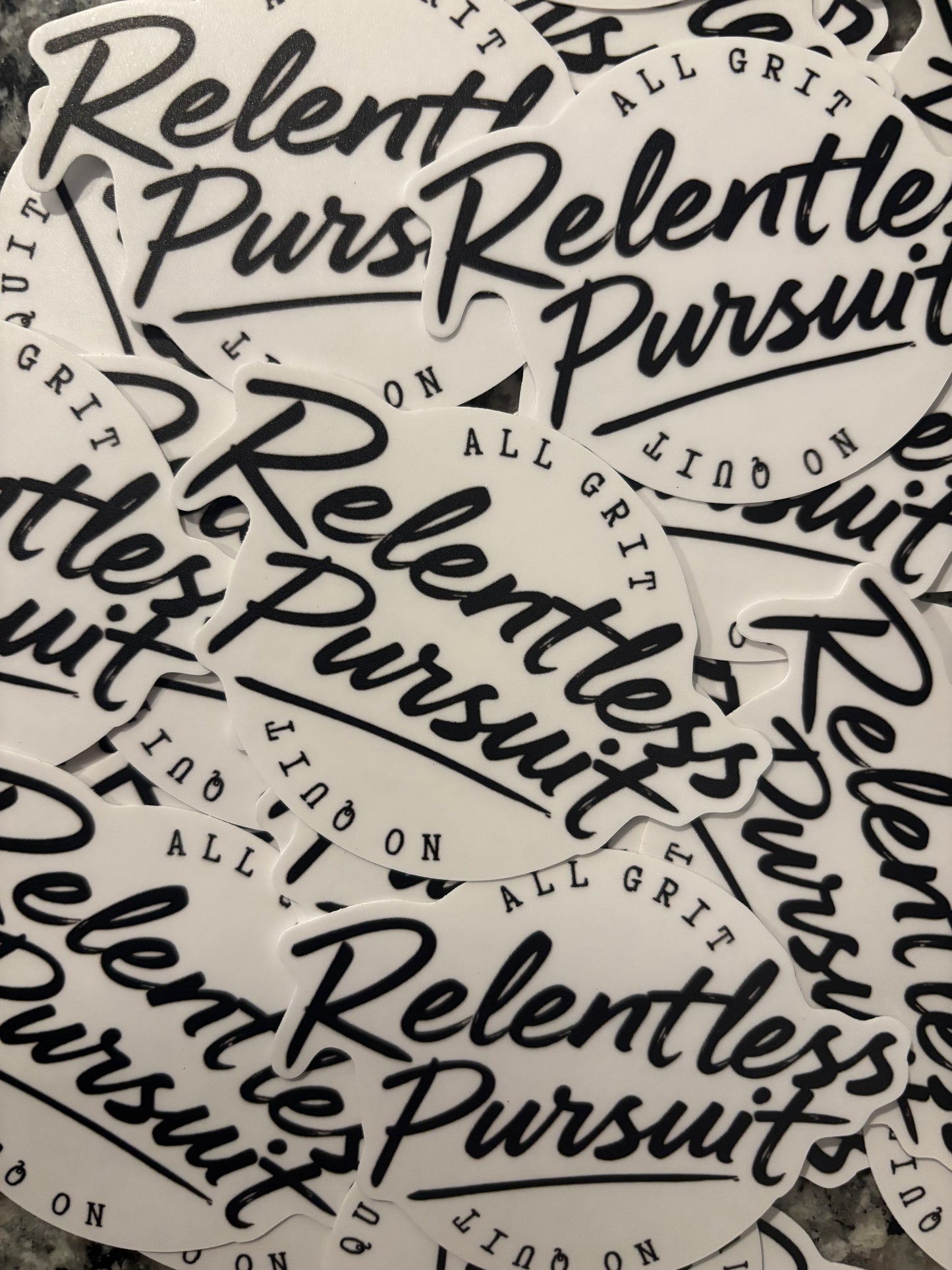 Relentless Pursuit Sticker