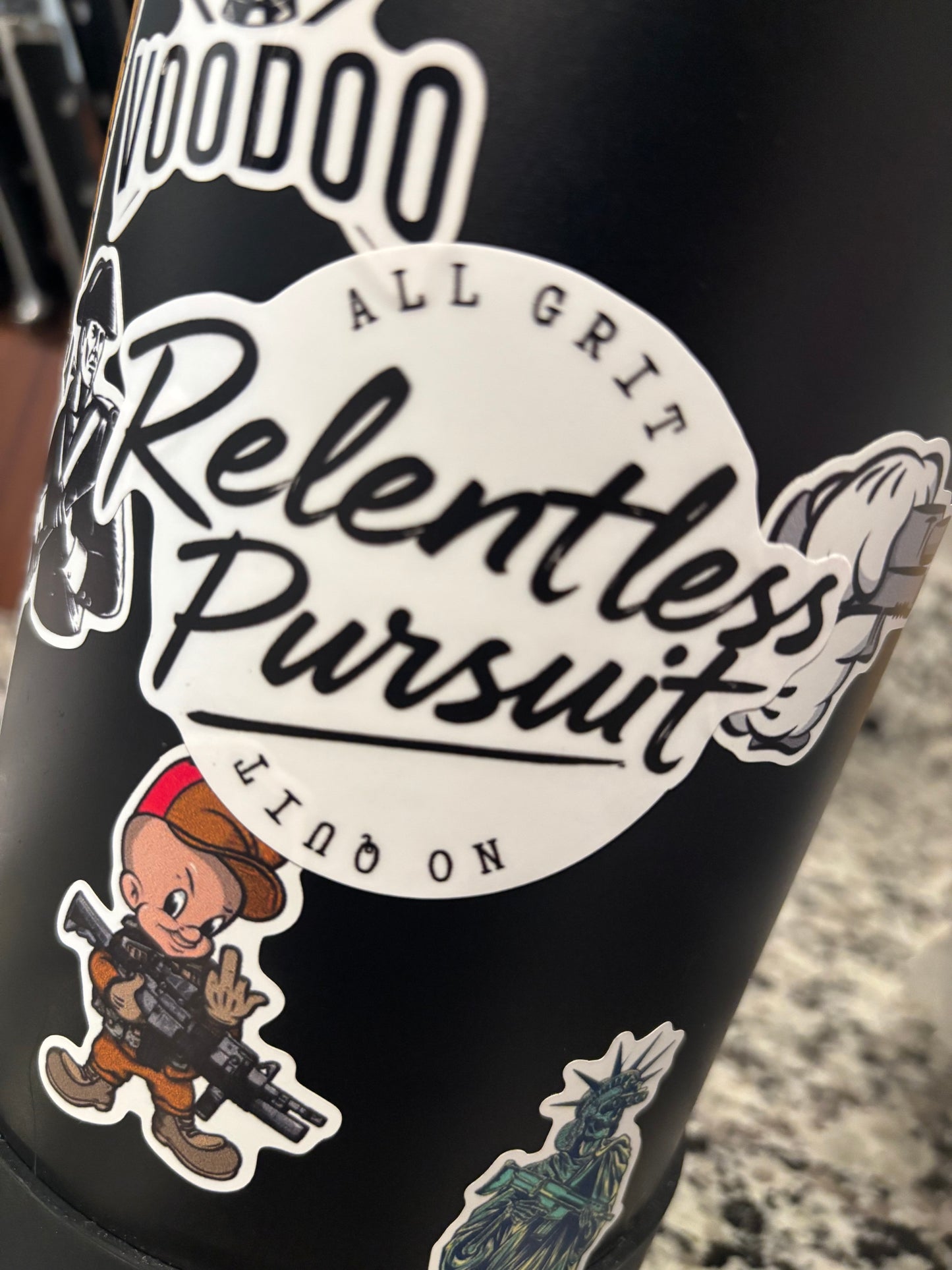 Relentless Pursuit Sticker